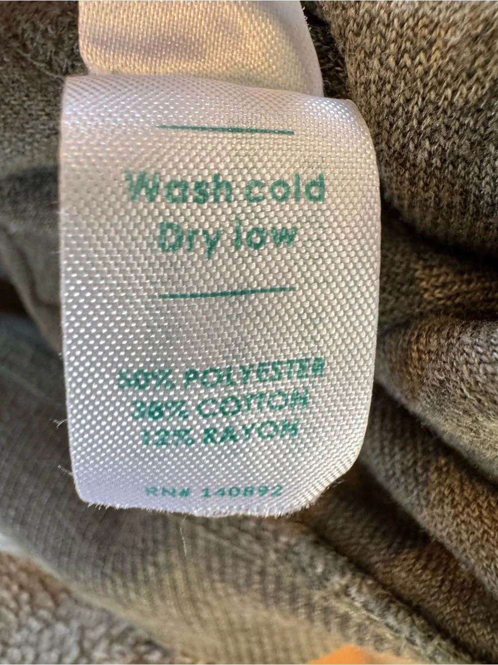 Marine Layer Fleece Out Crew Sweatshirt Men’s XL Muted Green